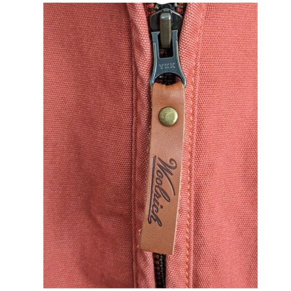 WOOLRICH WOMEN'S DORRINGTON BARN VEST 18560 FLEECE LINED BRICK RED SIZE S VEST - Picture 6 of 11